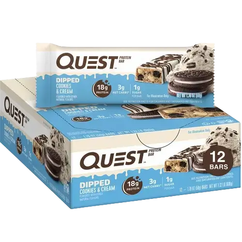Quest Cookies and Cream Protein Bar